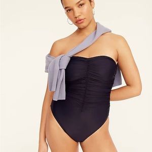 J.Crew Size 24 Ruched Sweetheart One-Piece